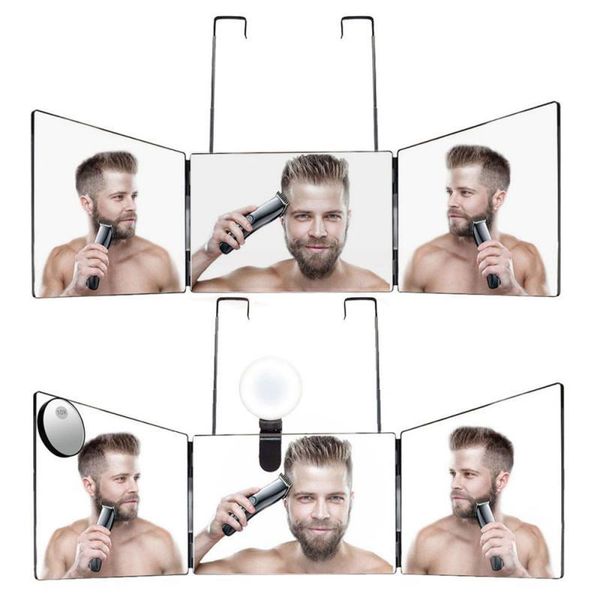 mirrors improved three-way mirror with light filling, bathroom vanity mirror, automatic barber tool magnifying glass
mirrors improved three-way mirror with light filling, bathroom vanity mirror, automatic barber tool magnifying glass