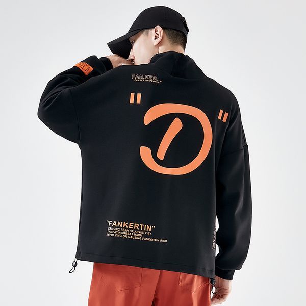 fashion casual men's sweatshirt hoodies autumn hoody streetwear hip hop pullover male, Black
fashion casual men's sweatshirt hoodies autumn hoody streetwear hip hop pullover male, Black