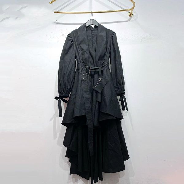 casual dresses 2021 spring winter sheer corset v-neck long sleeve asymmetrical black white office work for women vrouw jurk, Black;gray
casual dresses 2021 spring winter sheer corset v-neck long sleeve asymmetrical black white office work for women vrouw jurk, Black;gray