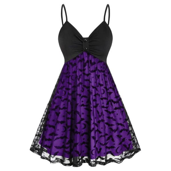 casual dresses women dress fashion autumn vintage sleeveless swing plus size halloween bat print mesh party stitching sling d27#, Black;gray
casual dresses women dress fashion autumn vintage sleeveless swing plus size halloween bat print mesh party stitching sling d27#, Black;gray