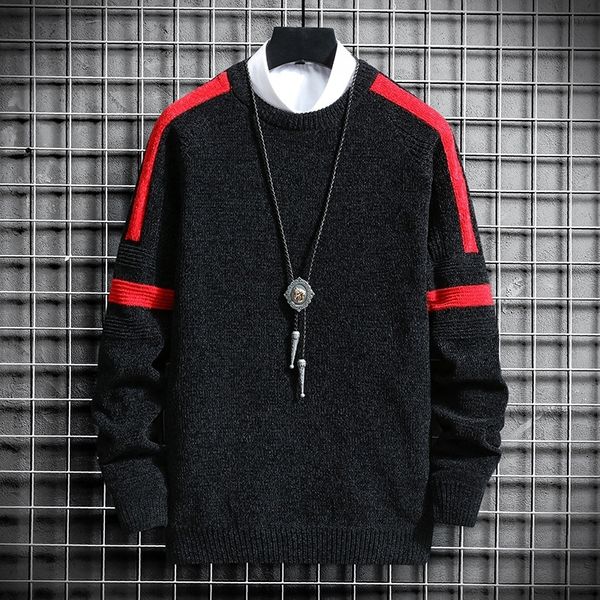 2021 new winter brand male pullover warm knitted sweaters mens round neck knitwear thick sweater for man jg42, White;black
2021 new winter brand male pullover warm knitted sweaters mens round neck knitwear thick sweater for man jg42, White;black