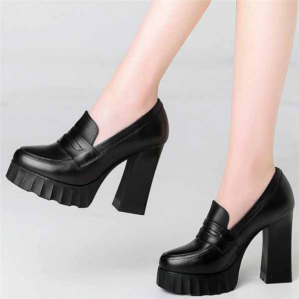 boots chunky platform pumps shoes women genuine leather high heel ankle female low round toe mary jane casual, Black
boots chunky platform pumps shoes women genuine leather high heel ankle female low round toe mary jane casual, Black