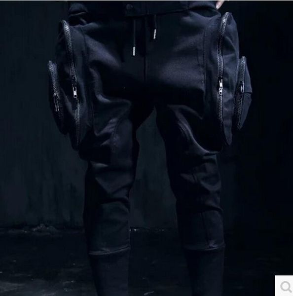 large loose and code men's casual haren hair stylist fashion style lantern men singer stage outfit pants / 28-33, Black
large loose and code men's casual haren hair stylist fashion style lantern men singer stage outfit pants / 28-33, Black