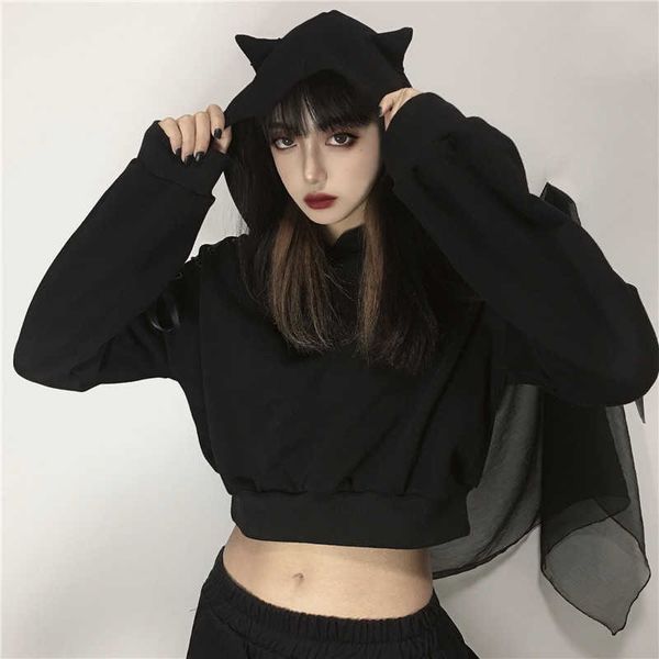 women's hoodies & sweatshirts harajuku gothic kawaii women off shoulder lace up cat ear black cropped sweatshirt female kpop stree
women's hoodies & sweatshirts harajuku gothic kawaii women off shoulder lace up cat ear black cropped sweatshirt female kpop stree
