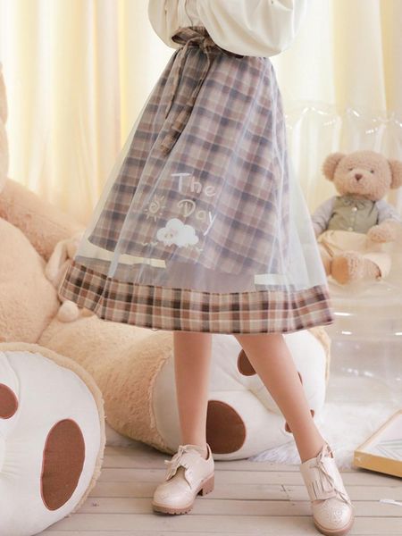 skirts retro high waist a-line skirt student sweet casual lattice 2021 spring / summer embroidered lolita, Black
skirts retro high waist a-line skirt student sweet casual lattice 2021 spring / summer embroidered lolita, Black