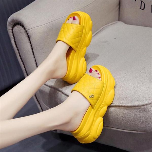 slippers high heels women casual wedges platform shoes fashion open toe height increasing woman beach slide slipper femm 8cm, Black
slippers high heels women casual wedges platform shoes fashion open toe height increasing woman beach slide slipper femm 8cm, Black