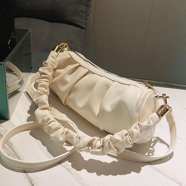 shoulder bags elegant female pleated armpit bag 2021 soft pu leather women's designer handbag travel messenger
shoulder bags elegant female pleated armpit bag 2021 soft pu leather women's designer handbag travel messenger