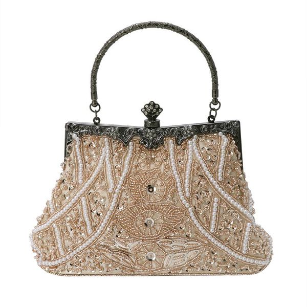 women vintage bead sequined elegant evening bag wedding party prom handbag day clutch purse
women vintage bead sequined elegant evening bag wedding party prom handbag day clutch purse