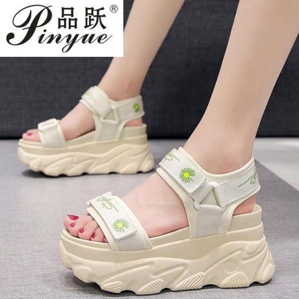 sandals summer 9cm wedge heels sneakers women beach flip flop high platform casual breathable walking sli mujer, Black
sandals summer 9cm wedge heels sneakers women beach flip flop high platform casual breathable walking sli mujer, Black