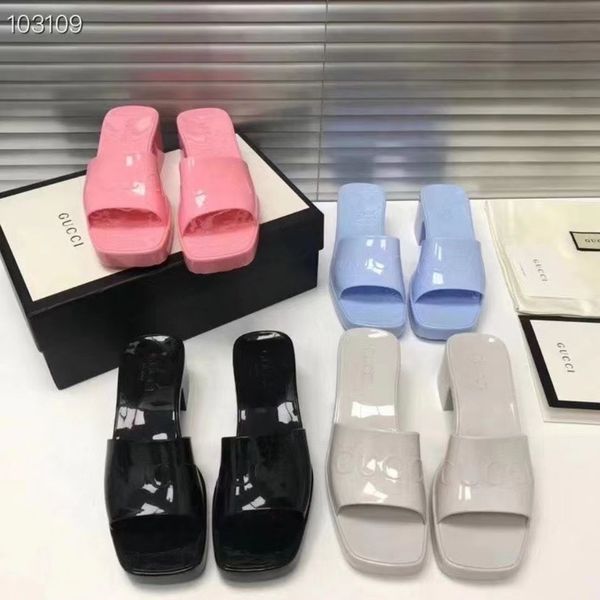 slippers designer luxury candy color slippers women's 2021 summer family new open toe thick heel middle heel shoes hollow one-piece sli, Black
slippers designer luxury candy color slippers women's 2021 summer family new open toe thick heel middle heel shoes hollow one-piece sli, Black