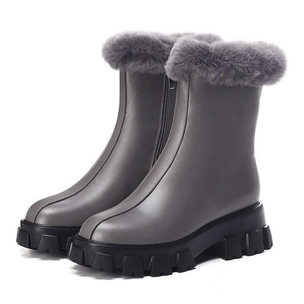 boots winter women's high heels shoes cow leather keep warm snow mid-calf botas mujer, Black
boots winter women's high heels shoes cow leather keep warm snow mid-calf botas mujer, Black