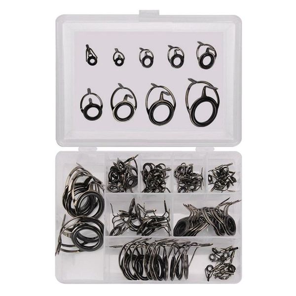 85pcs/lot 9 variety size stainless steel ceramics bait casting rod guides fishing parts rod building repair eye ring set
85pcs/lot 9 variety size stainless steel ceramics bait casting rod guides fishing parts rod building repair eye ring set