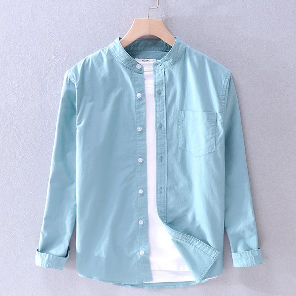 2021 new arrival long-sleeved fashion casual blue shirts for men brand solid shirt male chemise camisa xp24, White;black
2021 new arrival long-sleeved fashion casual blue shirts for men brand solid shirt male chemise camisa xp24, White;black