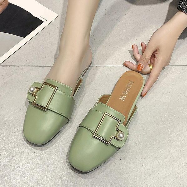 slippers shoes cover toe ladies' slipers women luxury slides low square 2021 designer summer pu basic buckle strap fashion hoof, Black
slippers shoes cover toe ladies' slipers women luxury slides low square 2021 designer summer pu basic buckle strap fashion hoof, Black