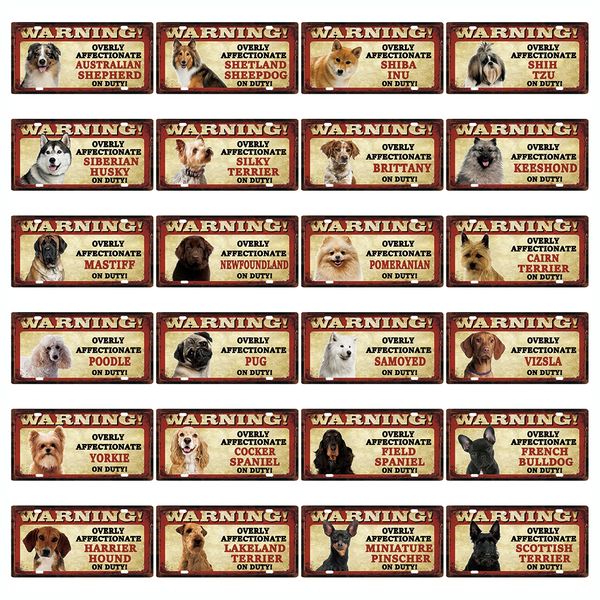 pet dogs pomeranian silky terrier shiba inu tin poster metal sign home decor bar wall art painting 15*30 cm size c-4
pet dogs pomeranian silky terrier shiba inu tin poster metal sign home decor bar wall art painting 15*30 cm size c-4