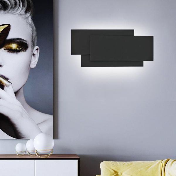 led wall lamp black and white double color can be y combined diy family background wall bedroom study decorative lights
led wall lamp black and white double color can be y combined diy family background wall bedroom study decorative lights