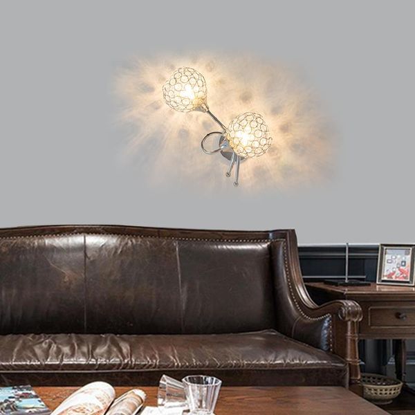 wall lamp american creative led modern simple crystal bedside european style stairway corridor
wall lamp american creative led modern simple crystal bedside european style stairway corridor
