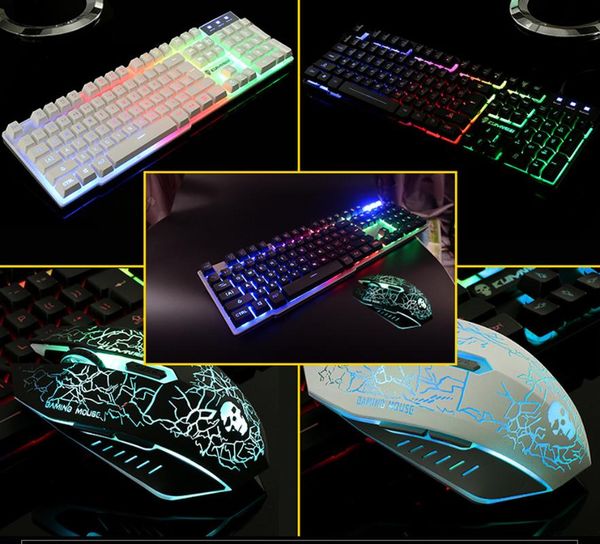 rainbow backlit usb game keyboard +2400dpi 6 key led game mouse + mouse pad set, suitable for pc notebook computer, ergonomic
rainbow backlit usb game keyboard +2400dpi 6 key led game mouse + mouse pad set, suitable for pc notebook computer, ergonomic