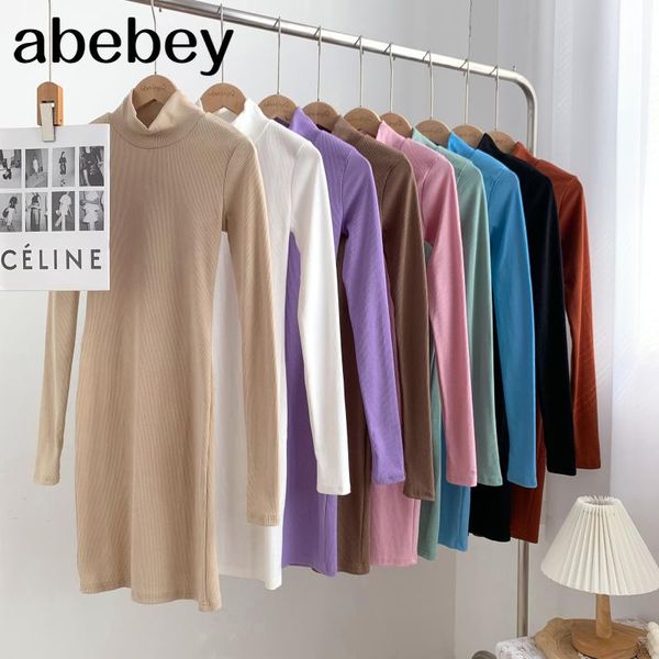 casual dresses fashion high neck long sleeve dress solid color multicolor waist elastic short wrap bottoming 2021 autumn winter, Black;gray
casual dresses fashion high neck long sleeve dress solid color multicolor waist elastic short wrap bottoming 2021 autumn winter, Black;gray