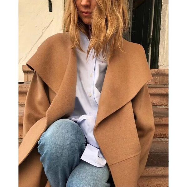 2021 new casaco de l feminino cardigan solto inverno manga longa casual e turn-down colarinho jaqueta feminina outwear com bolsos t677, Black
2021 new casaco de l feminino cardigan solto inverno manga longa casual e turn-down colarinho jaqueta feminina outwear com bolsos t677, Black