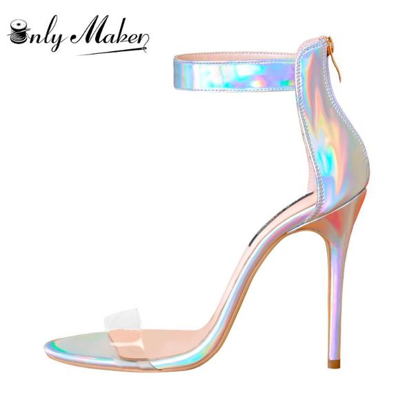 dress shoes onlymakr women's colorful clear pvc strappy sandals high heels nightclub style buckle 12cm big size 5-15, Black
dress shoes onlymakr women's colorful clear pvc strappy sandals high heels nightclub style buckle 12cm big size 5-15, Black