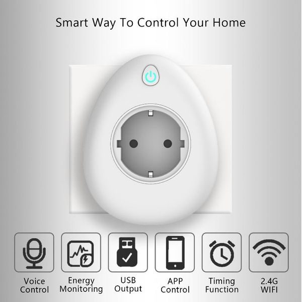 activity trackers 15a usb charger smart wifi socket 2.4g switch eu plug work with amazon alexa google home iftapp voice control timing
activity trackers 15a usb charger smart wifi socket 2.4g switch eu plug work with amazon alexa google home iftapp voice control timing