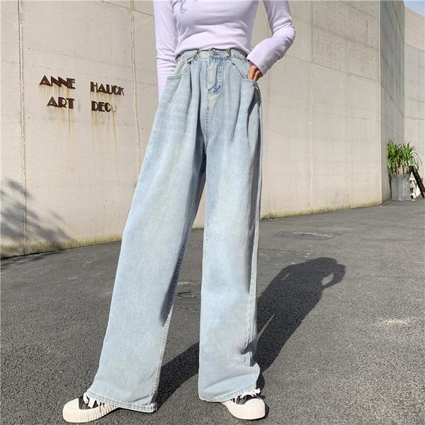 women's jeans women for fashion 2021 spring straight loose boyfriend chic high waist casual jean female denim wide leg pants wj242, Blue
women's jeans women for fashion 2021 spring straight loose boyfriend chic high waist casual jean female denim wide leg pants wj242, Blue