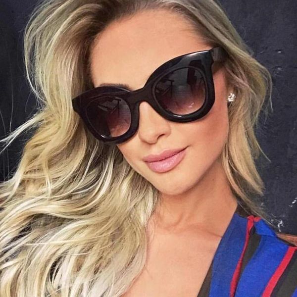 sunglasses 2021 big frame men women celebrity cat eye designer vintage rice nails brown gradient sun glasses shades, White;black
sunglasses 2021 big frame men women celebrity cat eye designer vintage rice nails brown gradient sun glasses shades, White;black