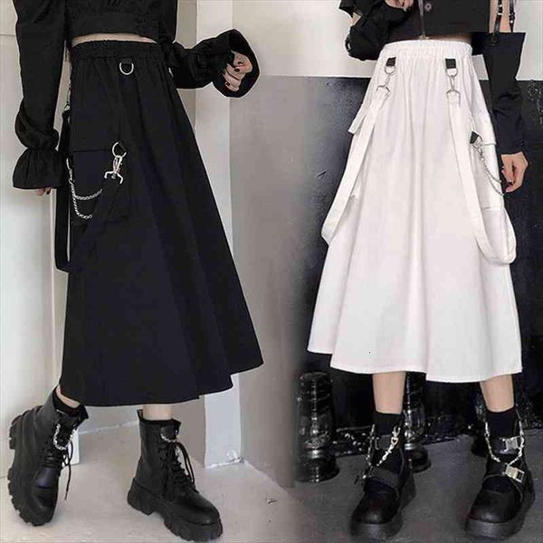 gothic long skirt women mall goth punk chain pocket loose strap black high waist midi skirt summer harajuku streetwear
gothic long skirt women mall goth punk chain pocket loose strap black high waist midi skirt summer harajuku streetwear