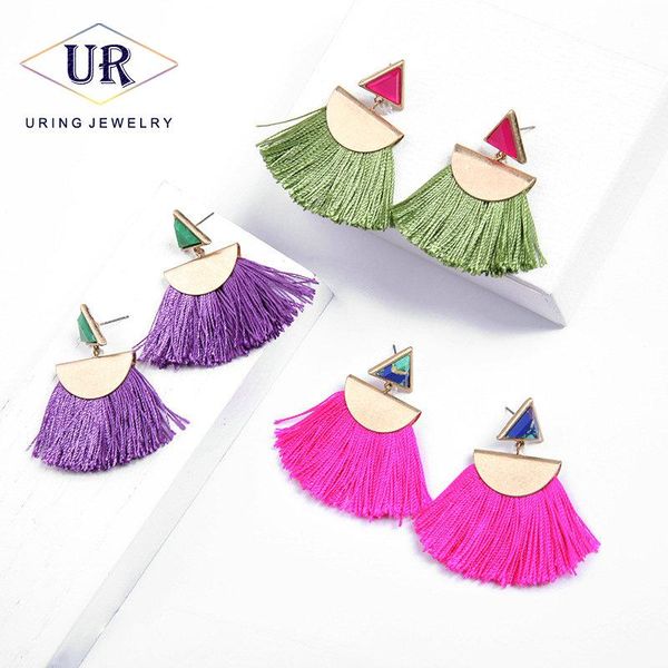 dangle & chandelier tassel earrings for women the fan green&rose red&purple boho earing fashion jewelry 2021 gift christmas day ka377, Silver
dangle & chandelier tassel earrings for women the fan green&rose red&purple boho earing fashion jewelry 2021 gift christmas day ka377, Silver