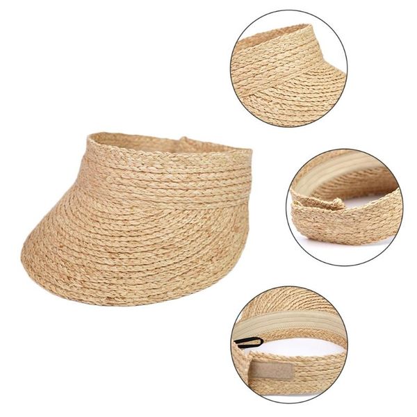 wide brim hats womens summer woven straw open sun hat foldable roll-up sunscreen outdoor sports beach visors baseball cap, Blue;gray
wide brim hats womens summer woven straw open sun hat foldable roll-up sunscreen outdoor sports beach visors baseball cap, Blue;gray