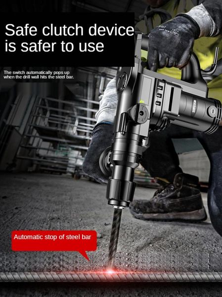 professiona electric drills hammer, pick, drill, multi-function percussion concrete, industrial grade high-power
professiona electric drills hammer, pick, drill, multi-function percussion concrete, industrial grade high-power