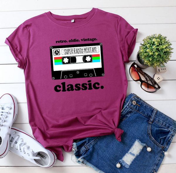 cat 00% summer new women o-neck harajuku audio tape print casual women's t-shirt oversized size s-5xl, White
cat 00% summer new women o-neck harajuku audio tape print casual women's t-shirt oversized size s-5xl, White