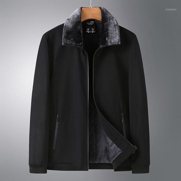 men's jackets 2021 men jacket casual solid color fashion slim plus velvet coat warm and windproof high-quality, Black;brown
men's jackets 2021 men jacket casual solid color fashion slim plus velvet coat warm and windproof high-quality, Black;brown