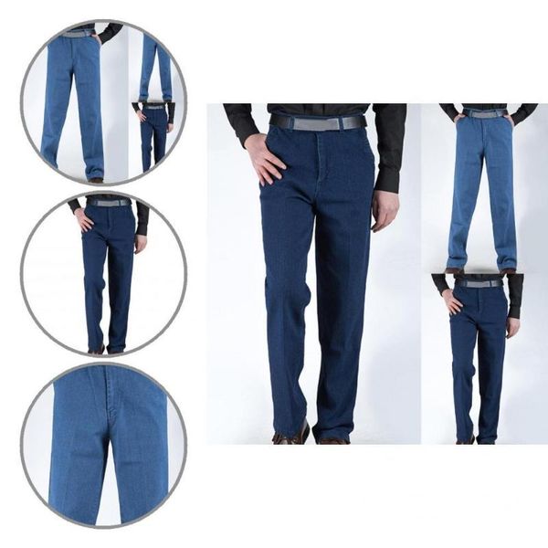 men's jeans casual all match middle-aged high waist old-fashioned for party, Blue
men's jeans casual all match middle-aged high waist old-fashioned for party, Blue