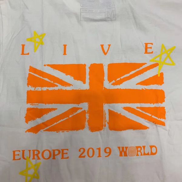 new 2021 latest 19ss hip-hop astroworld t-shirt short sleeve t-shirts 56rz 2kf5, White;black