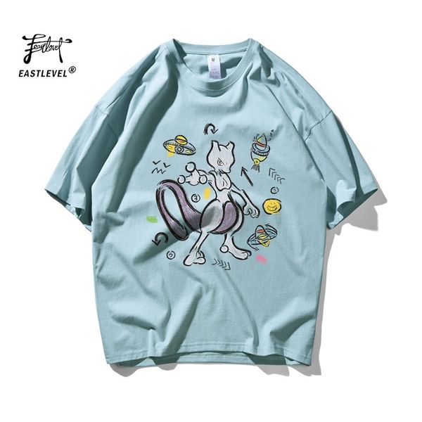 summer new products: two dimensional animation hip hop short sleeve men's and women's dream niche t-shirt, White;black
summer new products: two dimensional animation hip hop short sleeve men's and women's dream niche t-shirt, White;black
