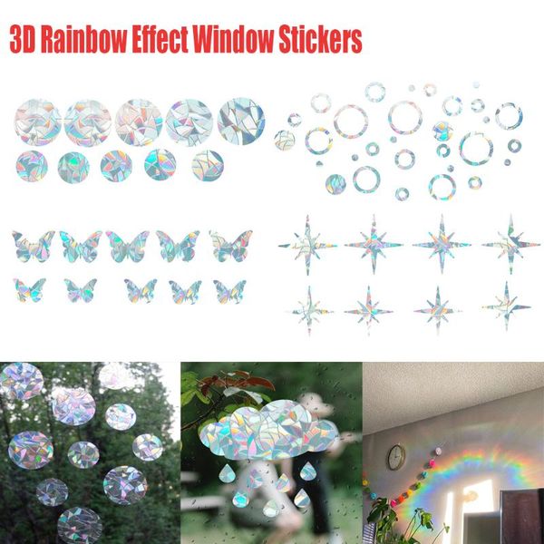 window stickers 3d rainbow effect butterfly/star/heart/cat decoration reusable pvc static electricity decals home bedroom decor
window stickers 3d rainbow effect butterfly/star/heart/cat decoration reusable pvc static electricity decals home bedroom decor