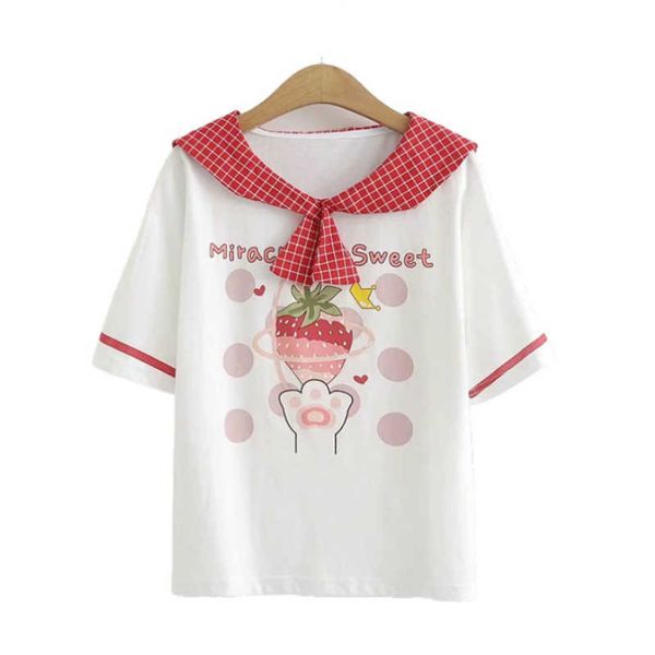 merry prety sweet style sailor collar white shirts cartoon print patchwork cotton shirt summer short sleeve ops ees 210526
merry prety sweet style sailor collar white shirts cartoon print patchwork cotton shirt summer short sleeve ops ees 210526