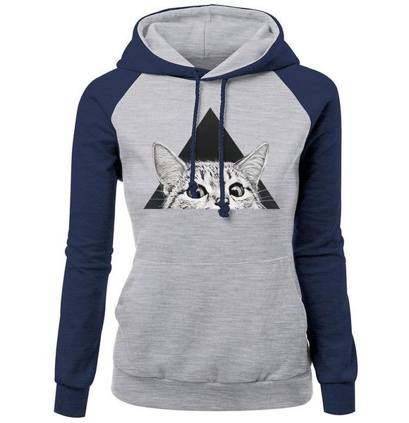 women's hoodies 2021 new fashion sweatshirt for female brand hoody print triangle cat hip hop streetwear sweatshirts kpop hoodie, Black
women's hoodies 2021 new fashion sweatshirt for female brand hoody print triangle cat hip hop streetwear sweatshirts kpop hoodie, Black