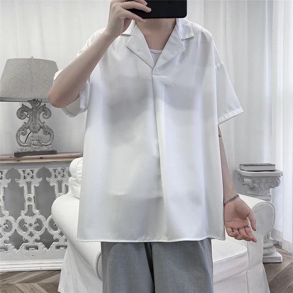 Moda 2021 New Primavera Vero Manga Curta Camisas Soltas Para Roupas Masculinas Simples Estilo Pulver Casual Masculina Plus Size 5Q3N, Black;brown
Moda 2021 New Primavera Vero Manga Curta Camisas Soltas Para Roupas Masculinas Simples Estilo Pulver Casual Masculina Plus Size 5Q3N, Black;brown