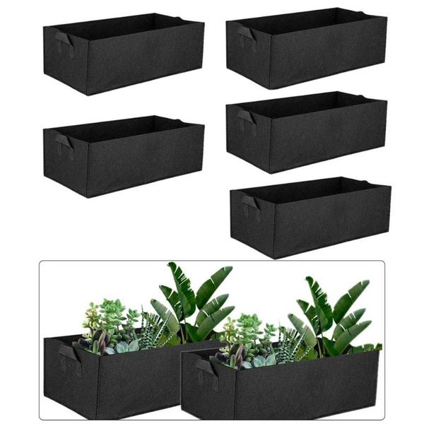 planters & pots 5pcs felt planter bags planting grow outdoor rectangle plant fabric pot container for ourdoor garden
planters & pots 5pcs felt planter bags planting grow outdoor rectangle plant fabric pot container for ourdoor garden