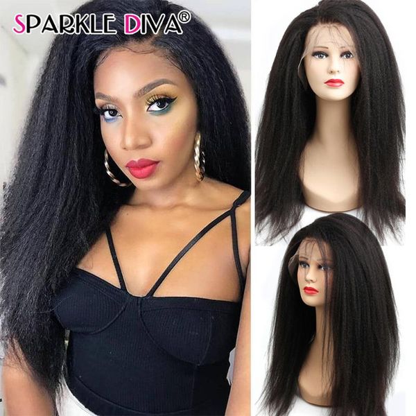 lace wigs 13x4 kinky straight front wig brazilian human hair for black women remy 150 density frontal pre plucked, Black;brown
lace wigs 13x4 kinky straight front wig brazilian human hair for black women remy 150 density frontal pre plucked, Black;brown