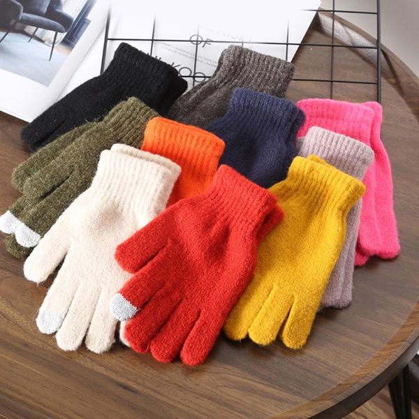 sports gloves multi-colored touch screen japanese style solid color warm soft comfortable skin-friendly couple knitted, Black
sports gloves multi-colored touch screen japanese style solid color warm soft comfortable skin-friendly couple knitted, Black