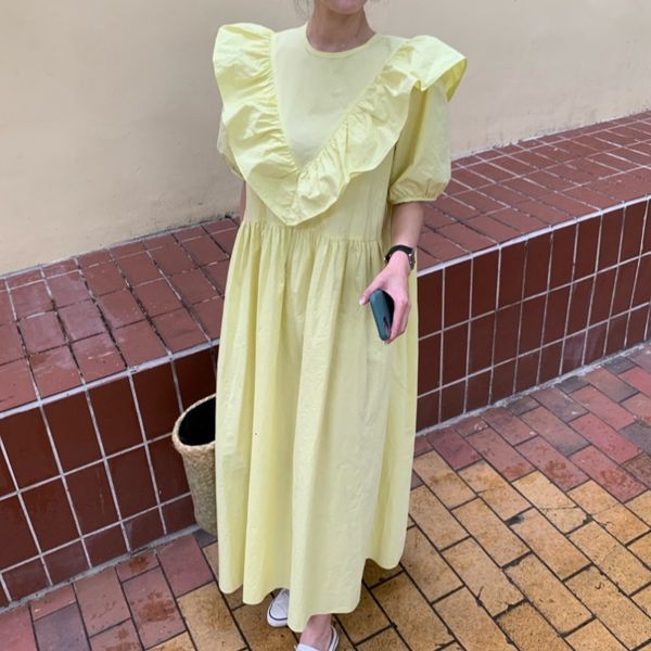casual dresses dress royal sister lightly cooked french style puff sleeve loose and thin ruffled temperament long skirt female sum, Black;gray
casual dresses dress royal sister lightly cooked french style puff sleeve loose and thin ruffled temperament long skirt female sum, Black;gray