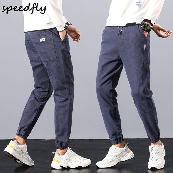 women's jeans spring summer men's cotton denim hip hop slack bottom joggers streetwear skinny blue pants hombre harem trousers men
women's jeans spring summer men's cotton denim hip hop slack bottom joggers streetwear skinny blue pants hombre harem trousers men