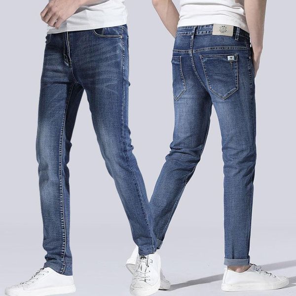 men's jeans spring/summer slim feet korean style trendy fat pants stretch fashion plus size oversized trousers, Blue
men's jeans spring/summer slim feet korean style trendy fat pants stretch fashion plus size oversized trousers, Blue