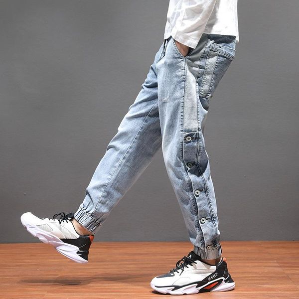 men's jeans social spirit guy personality all-match nine-point jeans 2021 men's trendy brand slim feet net red pants tights, Blue
men's jeans social spirit guy personality all-match nine-point jeans 2021 men's trendy brand slim feet net red pants tights, Blue