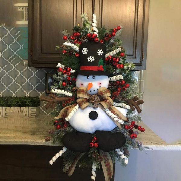 decorative flowers & wreaths snowman swag, wreath, christmas door decor, decor home natale
decorative flowers & wreaths snowman swag, wreath, christmas door decor, decor home natale