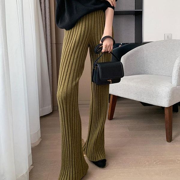 women's pants & capris knitted wide-leg autumn and winter 2021 high-waist drape straight-leg loose thick trousers, Black;white
women's pants & capris knitted wide-leg autumn and winter 2021 high-waist drape straight-leg loose thick trousers, Black;white